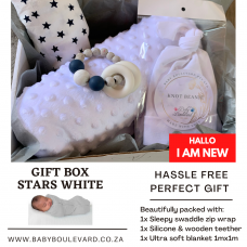 Gift Box - Navy Stars - Newborn - 3 months.